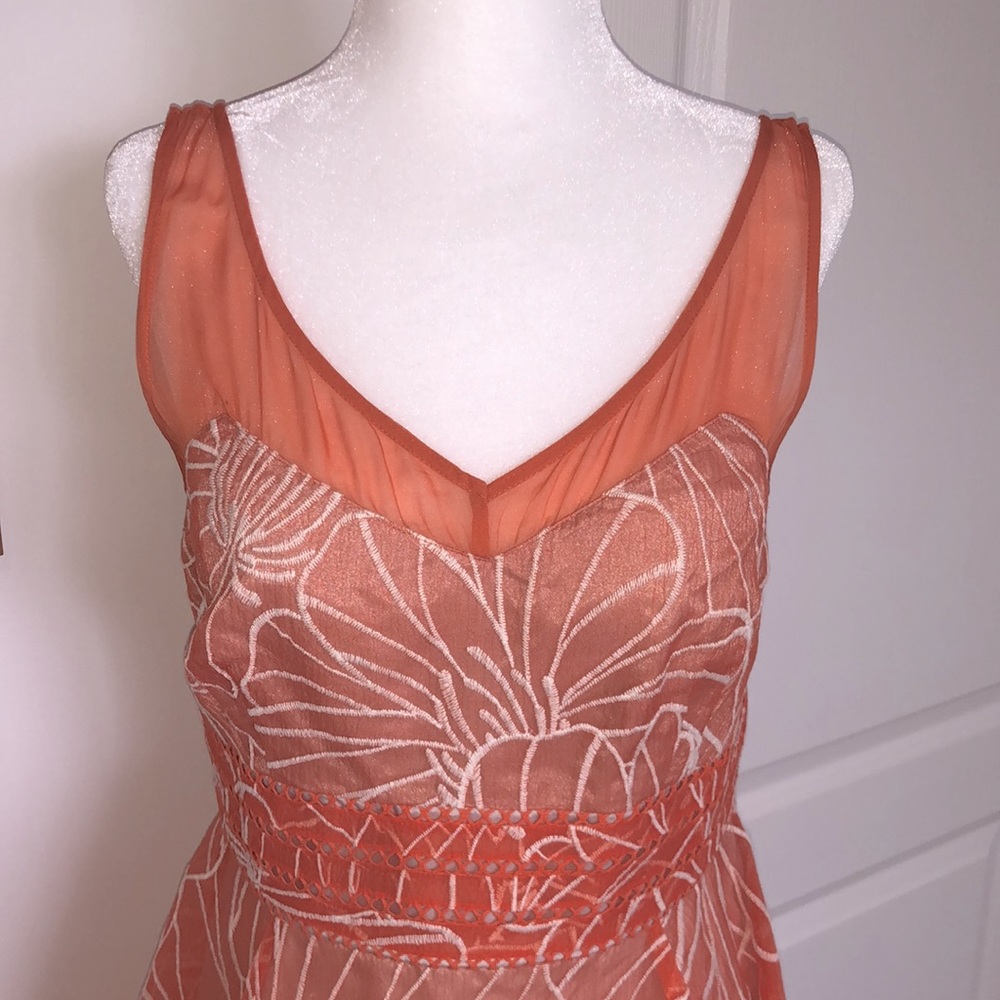 Anthropologie floral tea length dress - Picture 2 of 6